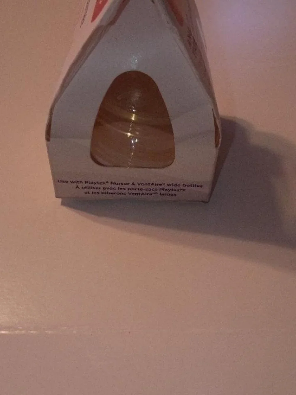 Playtex Baby Angled Tige Excentree, Brand New, Sealed